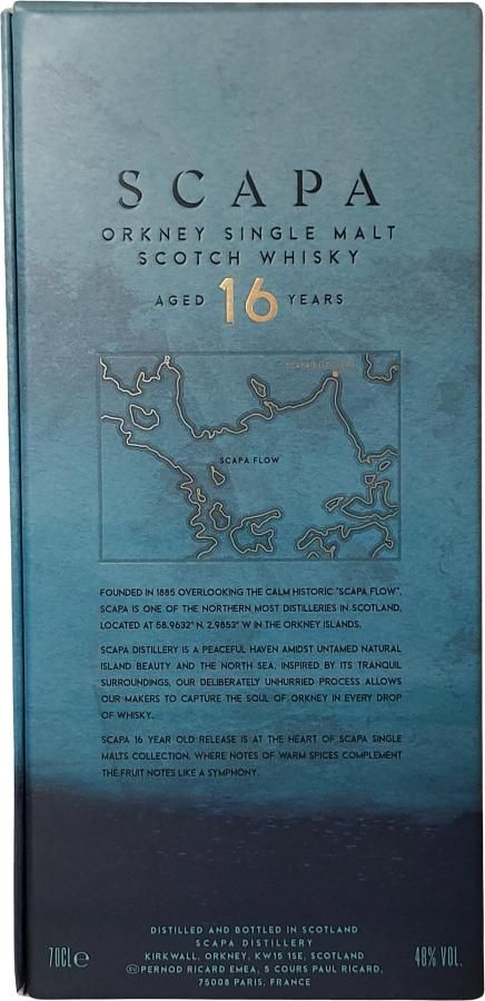 Scapa 16 Years 48% 70Cl