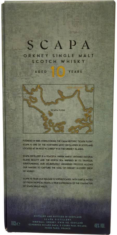 Scapa 10 Years 48% 70C