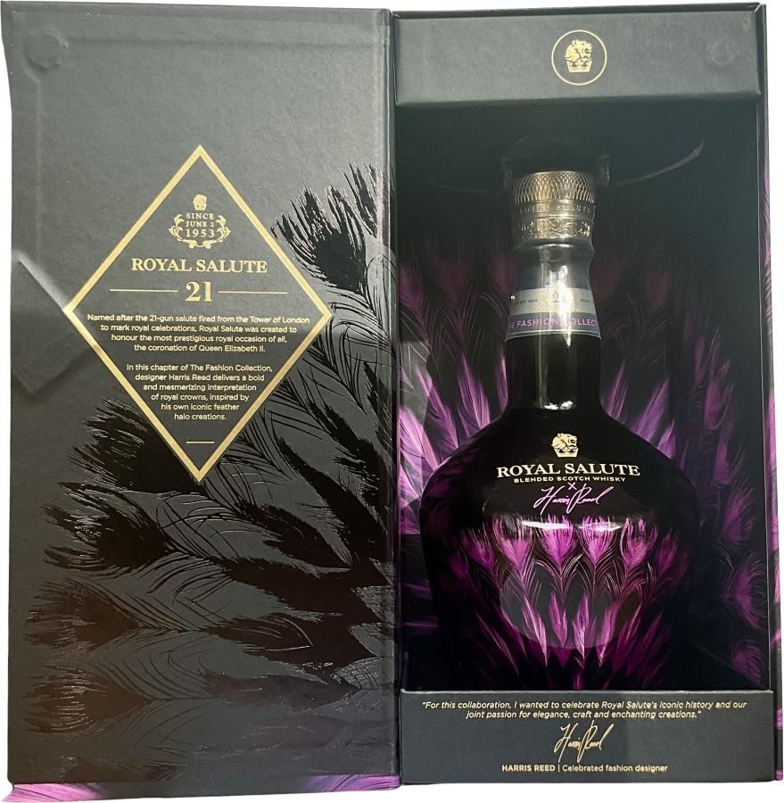 Royal Salute 21 Years The Fashion Collection Harris Reed Edition : Pink Flagon 40% 70Cl