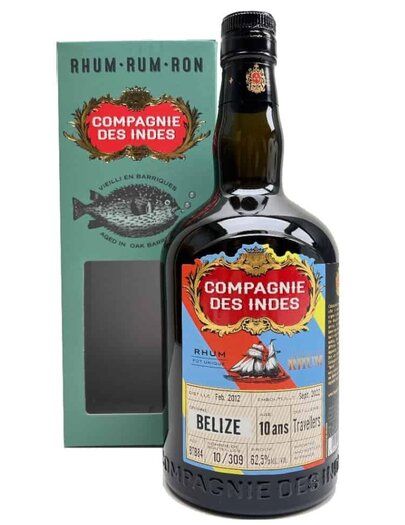 Compagnie Des Indes Belize 62.5% 70Cl