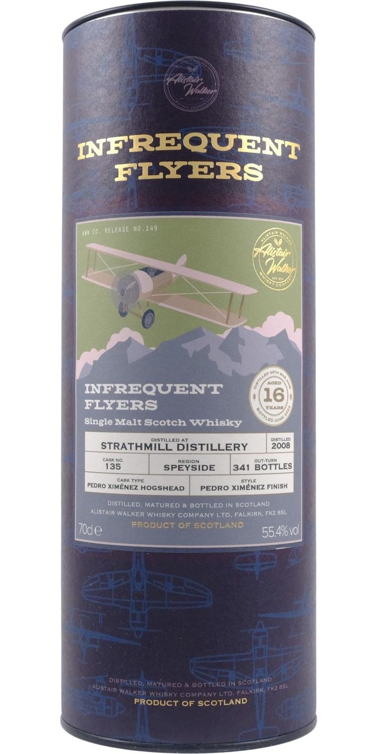Strathmill 16 Years PX Hogshead Infrequent Flyers 55.4% 70Cl