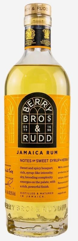 Jamaica Rum Berry Bros & Rudd 40.50% 70Cl
