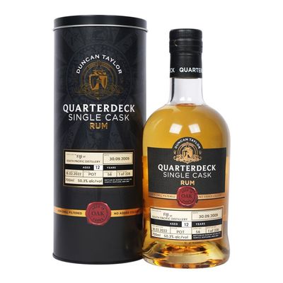 Duncan Taylor Quarterdeck Single Cask Rum Fiji 12 Years 50.3% 70Cl