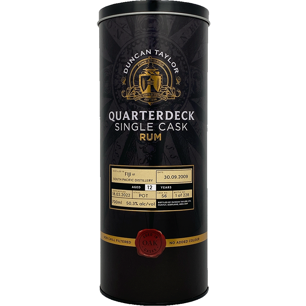 Duncan Taylor Quarterdeck Single Cask Rum Fiji 12 Years 50.3% 70Cl