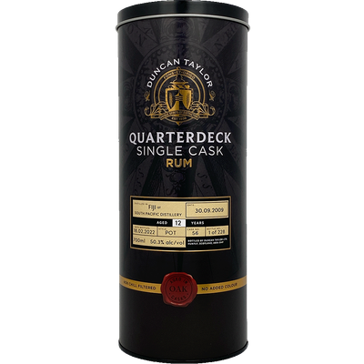 Duncan Taylor Quarterdeck Single Cask Rum Fiji 12 Years 50.3% 70Cl