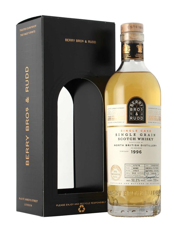 North British Distillery 1996 Berry Bros & Rudd Single Cask 52.2% 70Cl