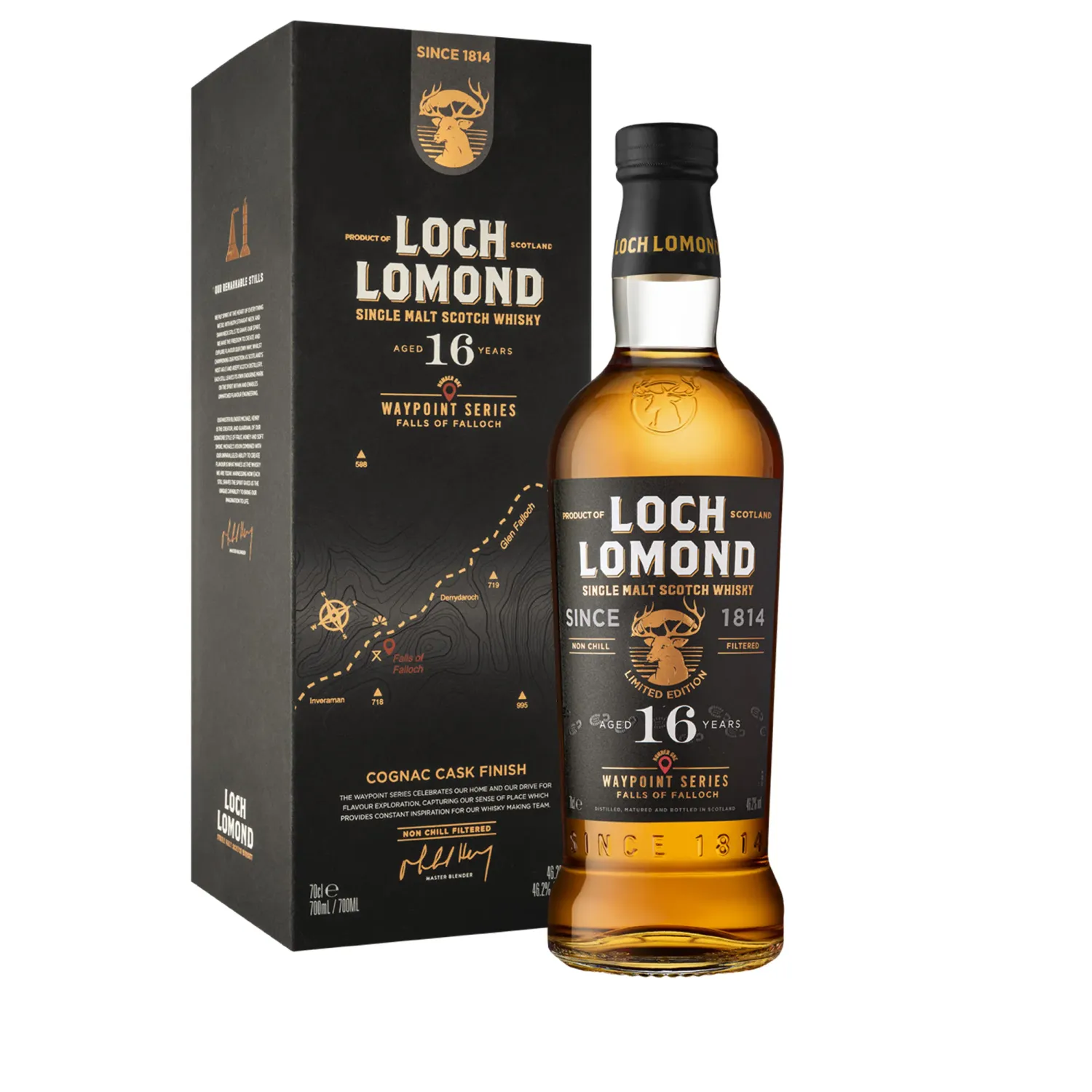 Loch Lomond 16 Years Waypoint Series Falls of Falloch 46.2% 70Cl