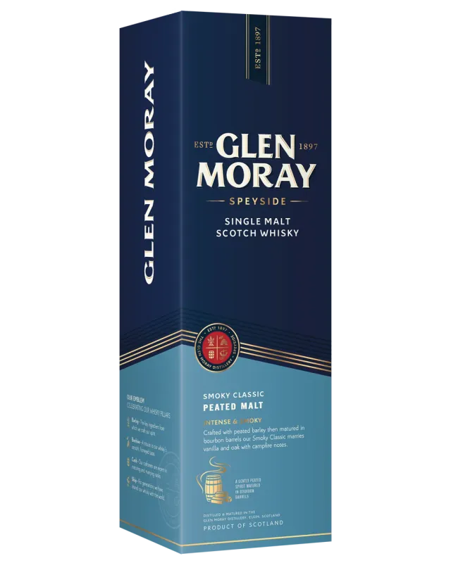 Glen Moray Peated Malt 40% 70CL