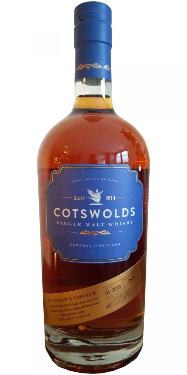Cotswolds Single Malt Whisky Founder&#39;s Choice 59.1% 70Cl