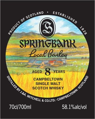 Springbank Local Barley 8 Years 58.1% 70Cl