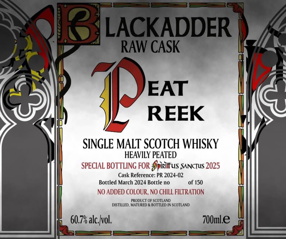 BlackAdder Peat Reek &quot;SpiritusSanctus2025&quot; Edition Heavily Peated 60.7% 70Cl