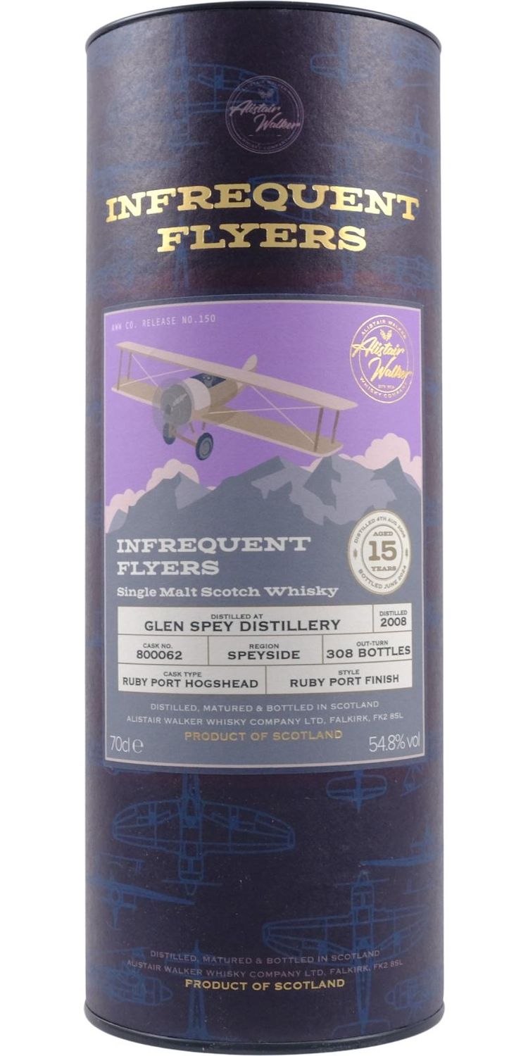 Glen Spey Infrequent Flyers 15 Years Roby Port Finish 54.8% 70Cl