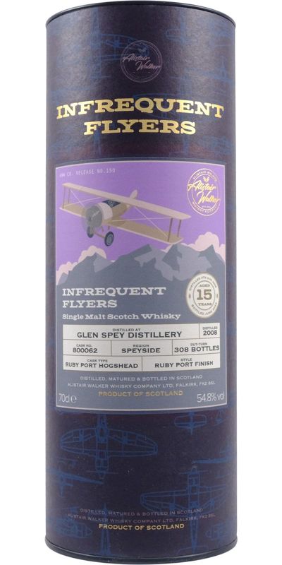 Glen Spey Infrequent Flyers 15 Years Roby Port Finish 54.8% 70Cl