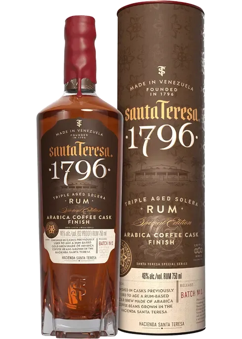 Santa Terresa 1796 Rum Arabica Coffee Cask Finish Batch 1 46% 70Cl
