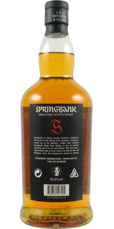 Springbank 12 Years Batch 27 55.9% 70Cl