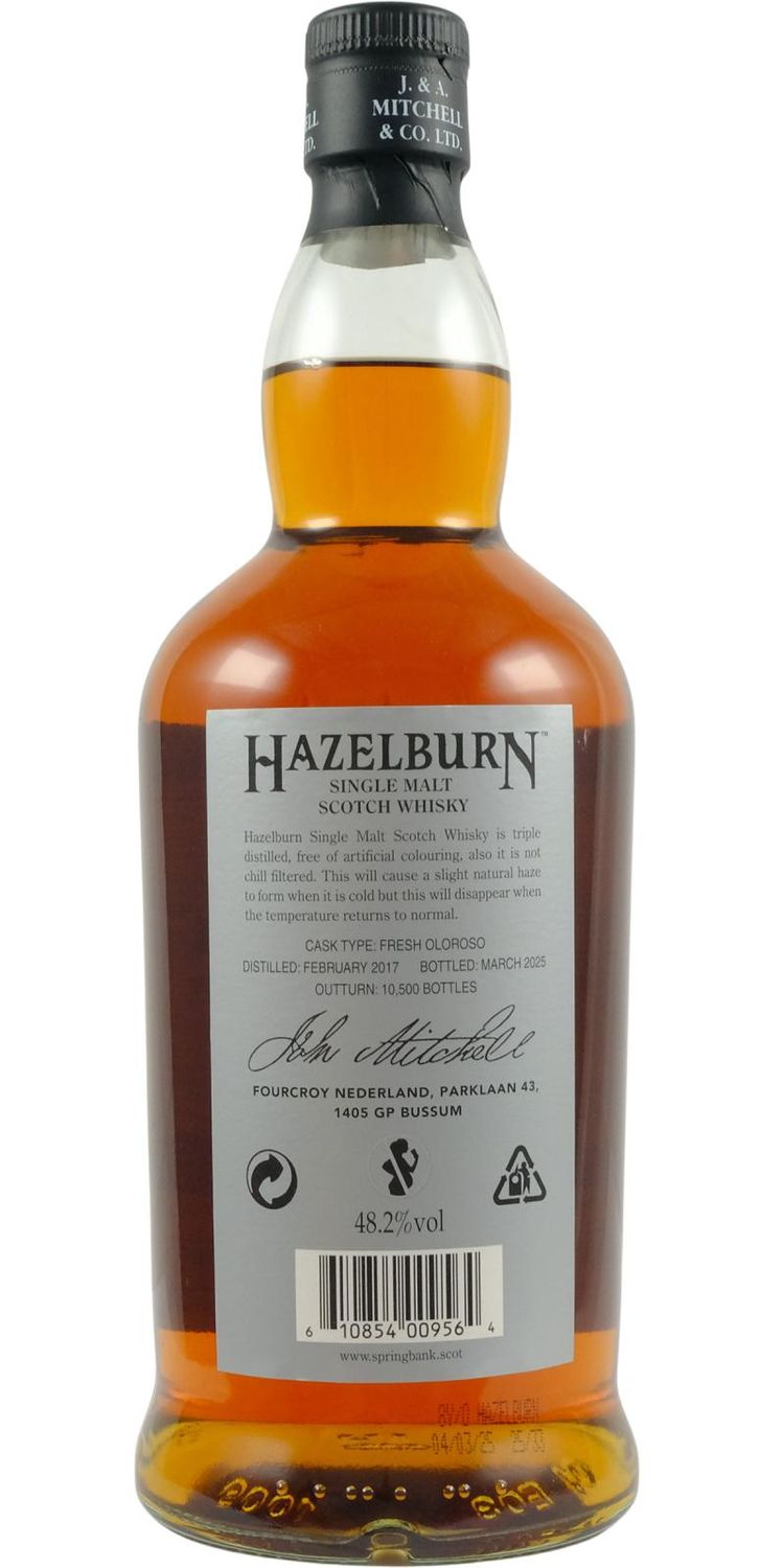 Hazelburn 8 Oloroso Cask Matured 48.2% 70Cl