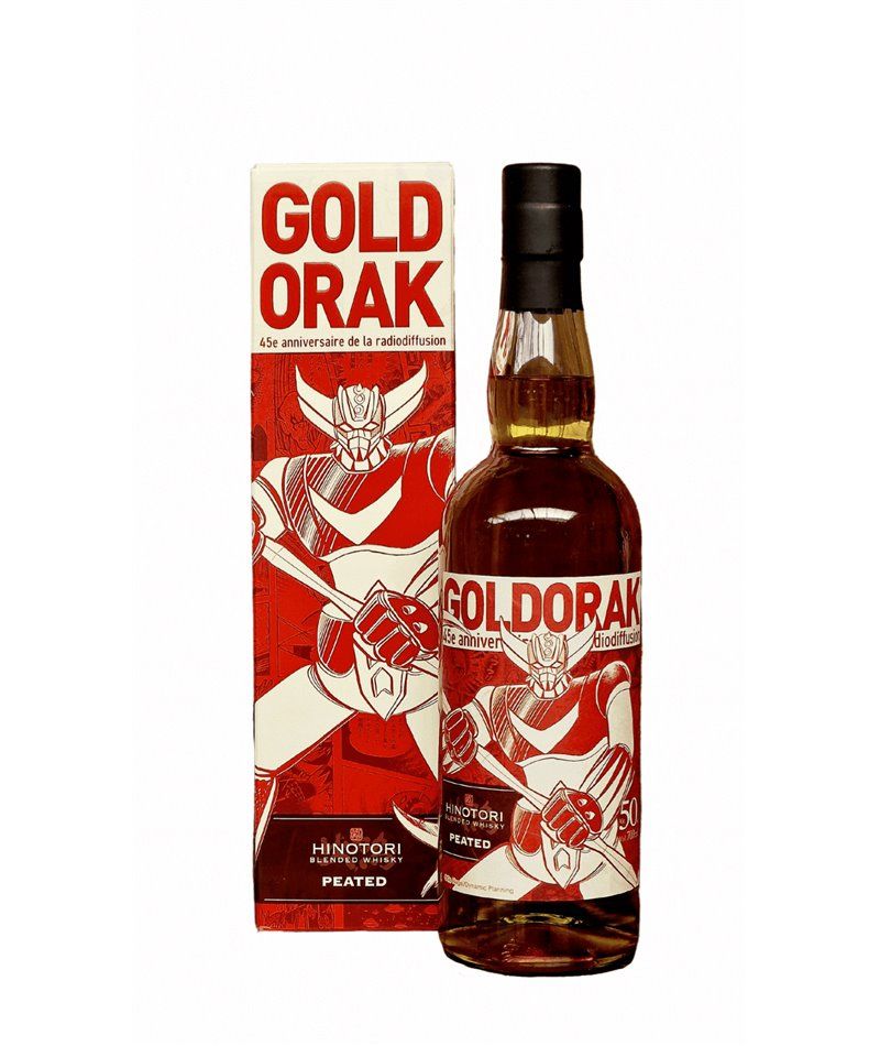 Goldorak 45e Anniv. Peated Blend Whisky Hinotori 50% 70Cl
