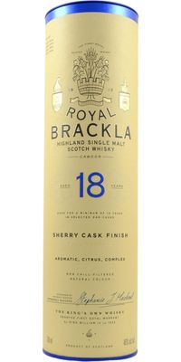 Royal Brackla Palo Cortado Sherry Cask Finish 46% 70Cl