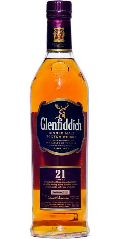 Glenfiddich 21 Years Caribbean Rum Cask Finish 43% 70Cl