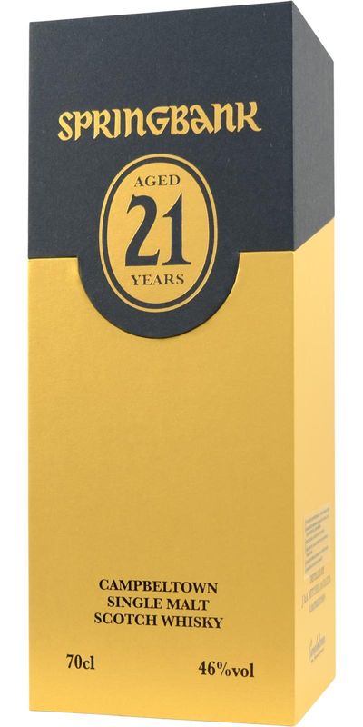 Springbank 21 Years Old 46% 70Cl