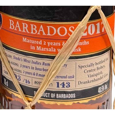 Planteray Single Cask 2025 Barbados 2017 Marsala Wine Cask 48.5% 70Cl