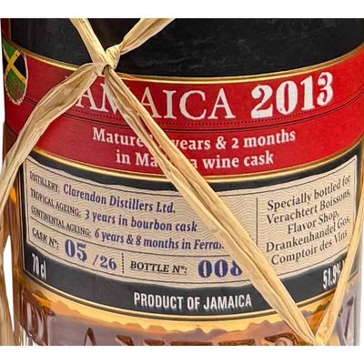 Planteray Single Casks 2025 Jamaica 2013 Madeira Wine Cask 51.9% 70Cl