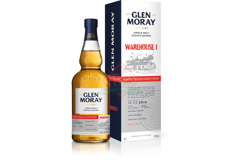 Glen Moray Peated Tequila Cask Finish 58.5% 70Cl