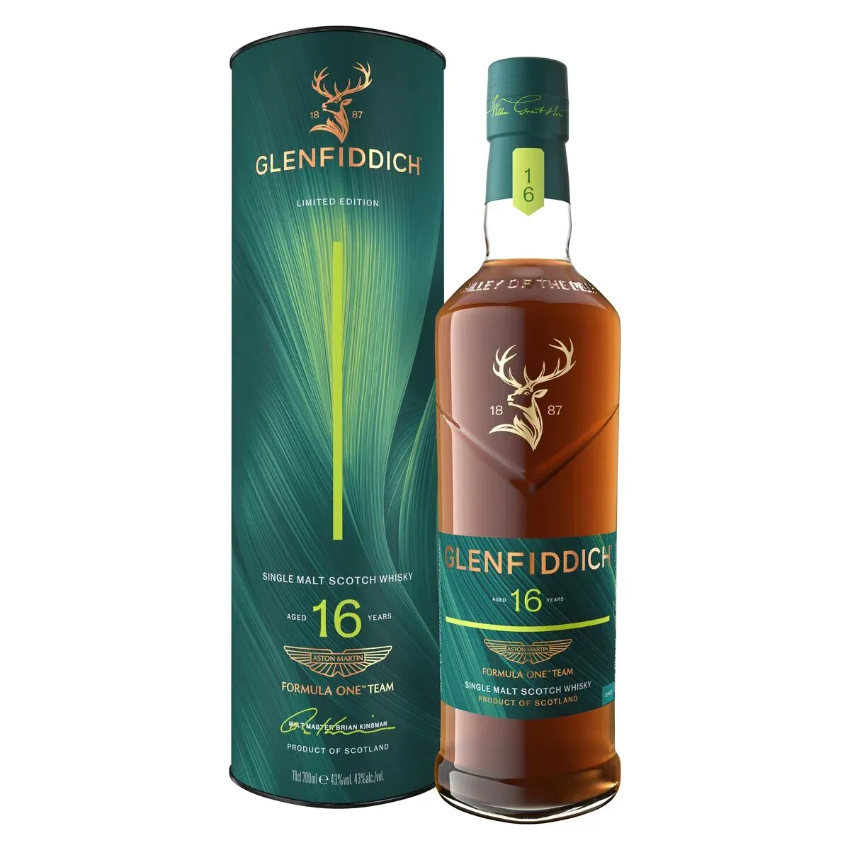 Glenfiddich 16 Years Old Aston Martin Formula One 43% 70Cl Batch 2