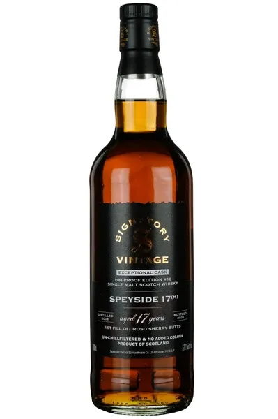 Speyside 17 (M) Signatory Vintage Exceptional Cask 57.1% 70Cl