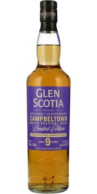 Glen Scotia Campbeltown Malts Festival 2024 9 Years Unpeated Fino Sherry Finish 46.2%