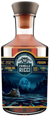 Famille Ricci Zodiac 2024 Guyana MDL Rhum Vieux Poisson 12 Years 62.8% 0.5L