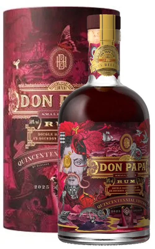 Don Papa Quincentennial Edition 2025 Release 50% 70CL
