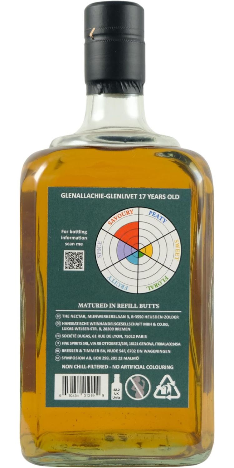 GlenAllachie 17 Years Cadenheads 46% 70Cl GlenAllachie 17 Years Cadenheads 46% 70Cl