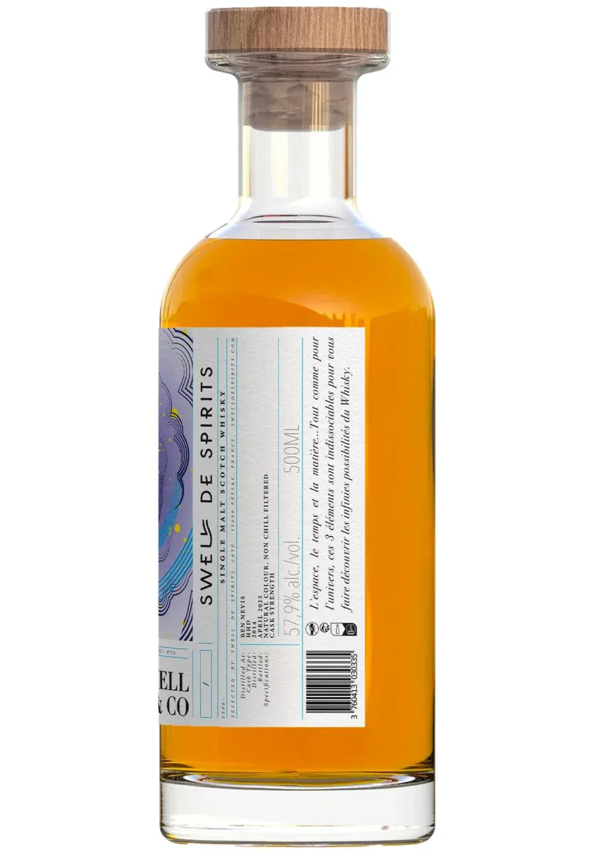 Ben Nevis Swell De Spirits 2014 Peated 57.7% 50Cl Ben Nevis Swell De Spirits 2014 Peated 57.7% 50Cl