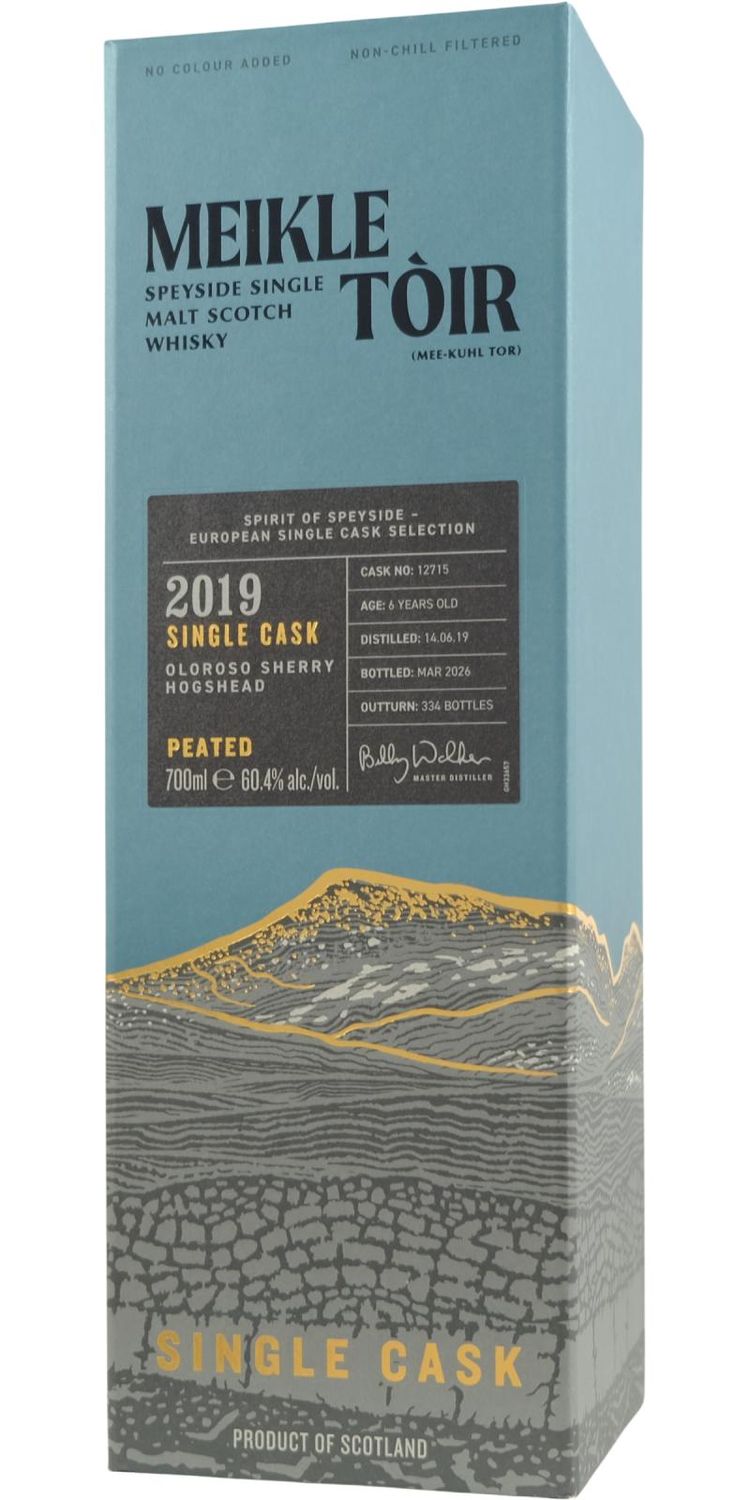 Meikle Toir 2019 Single Cask Oloroso European single Cask Selection 60.4% 70Cl