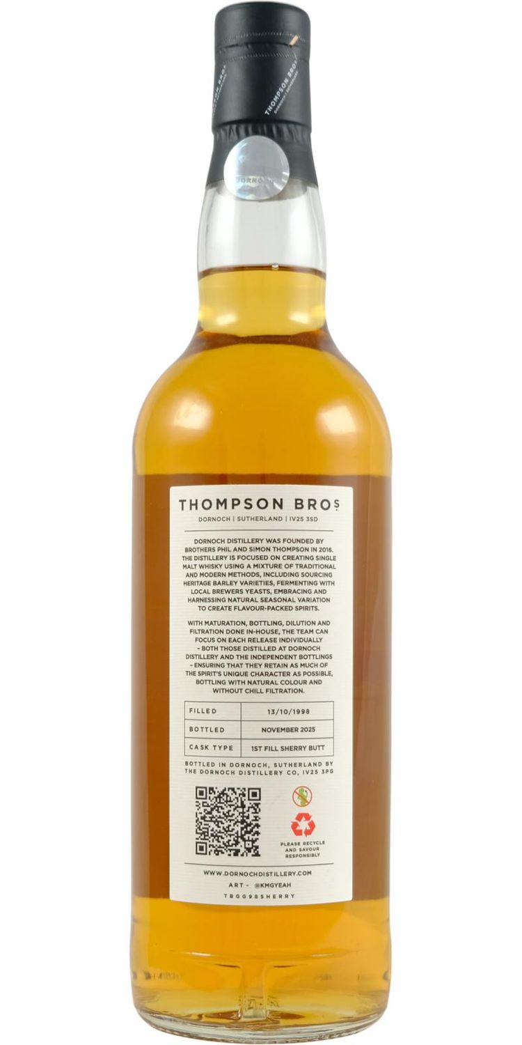 Glen Garioch 27 Years Thompson Bros 49.3 70Cl Glen Garioch 27 Years Thompson Bros 49.3 70Cl