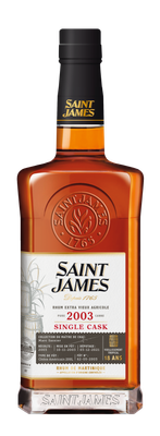 Saint-James Single Cask 2003 - 18 Years 42.3% 70Cl