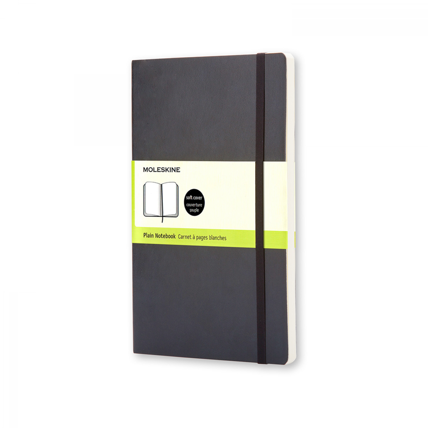 Moleskine notebook pocket zwart soepele  kaft effen