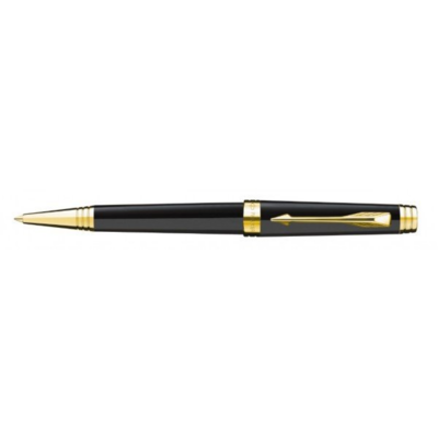 Parker PREMIER balpen deep black lak GT