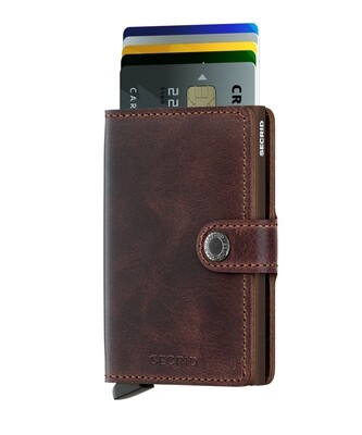 Secrid  miniwallet VINTAGE CHOCOLATE