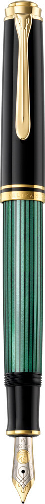 Pelikan Vulpen M600 Souverän premium groen/zwart fijn