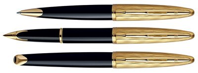 Waterman CARENE Essential zwart/goud GT balpen