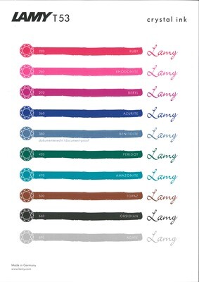 Lamy Crystal ink -  inktpot - 30 ml diverse kleuren