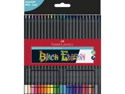 Faber-Castell kleurpotloden Black Edition 24 stuks