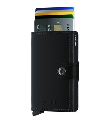 Secrid miniwallet MATTE black