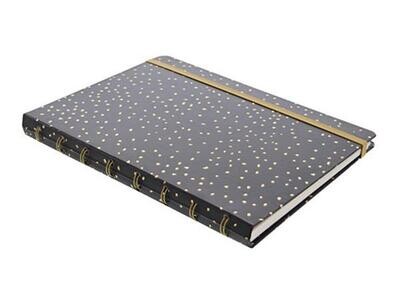 Filofax notebook A5 confetti charcoal