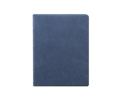 Filofax notebook A5 architexture blue sude