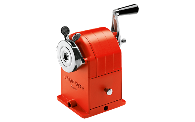 Caran d'Ache metal sharpening machine  rood