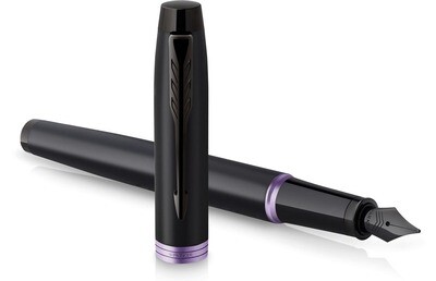 Parker IM BLACK VIBRANT rings violet vulpen