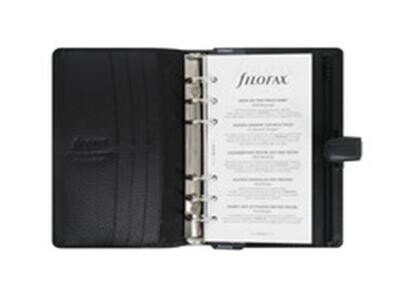 Filofax organiser Personal Finsbury zwart